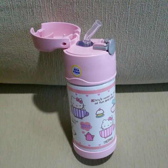 Hello Kitty Stainless Steel Pink Sanrio 10 oz Thermos 2011