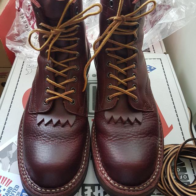 Whites Boots Farmer Rancher Burgundy 