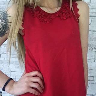TopShop Red Tank