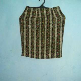 Rok flower stripe