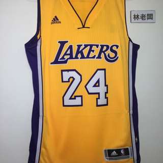 林老闆 Adidas NBA 愛迪達 湖人隊 Kobe Bryant 小飛俠 主場黃 球衣 A45978