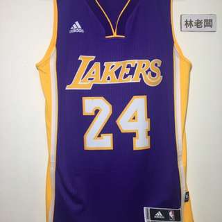 林老闆 Adidas NBA 愛迪達 湖人隊 Kobe Bryant 客場紫 球衣 A45975
