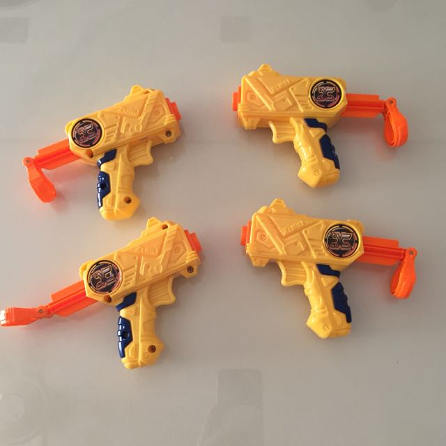 4x nerf gun zuru pistols