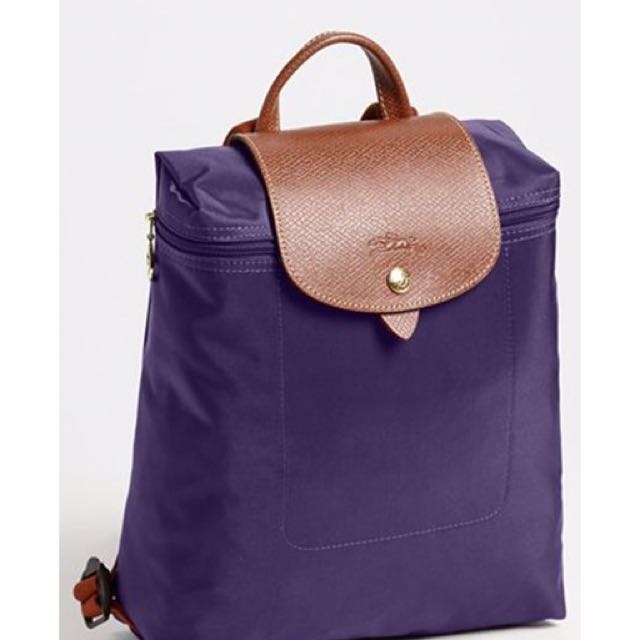 💜 longchamp le pliage backpack in 