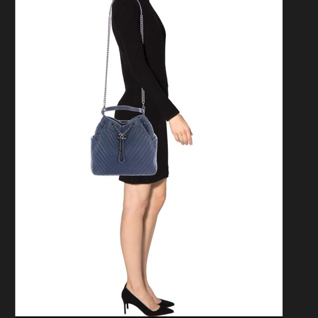 chanel large drawstring bag