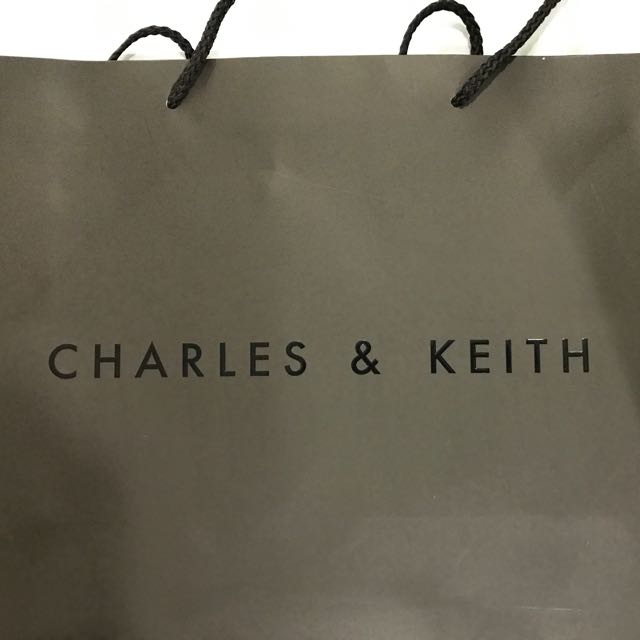 paper bag charles and keith