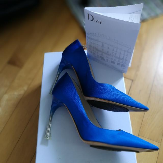 Christian Dior Songe Pump 6.5 Blue 
