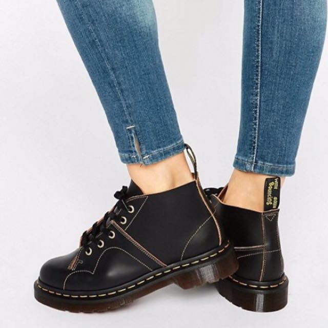 Dr Martens Church Vintage Smooth Boot Women s Fashion Shoes on