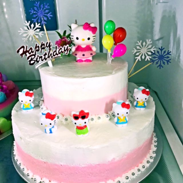 Hello Kitty Cake Design Craft Others On Carousell
