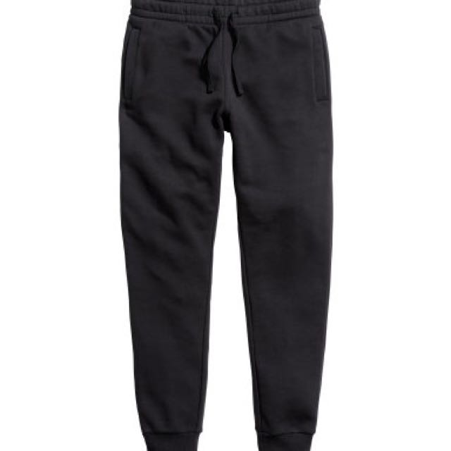 H&m black sweatpants Clearance