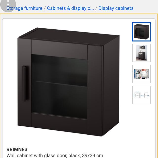 Ikea brimnes discount wall cabinet