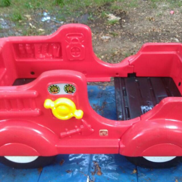 little tikes step 2 fire engine toddler bed