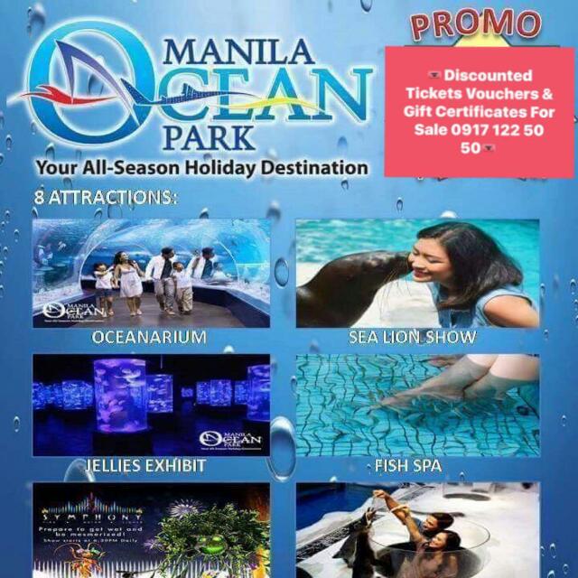 Manila Ocean Park Ticket P380.00 (original price is P990.00) SALE