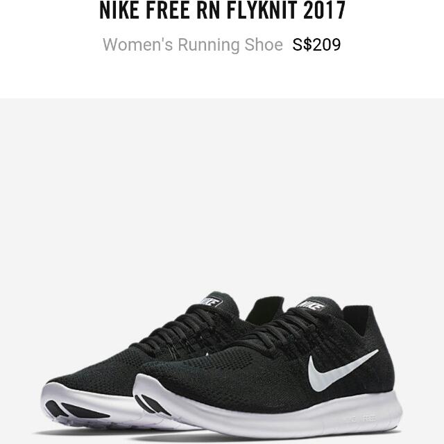 nike free rn flyknit 2017 women's running shoe