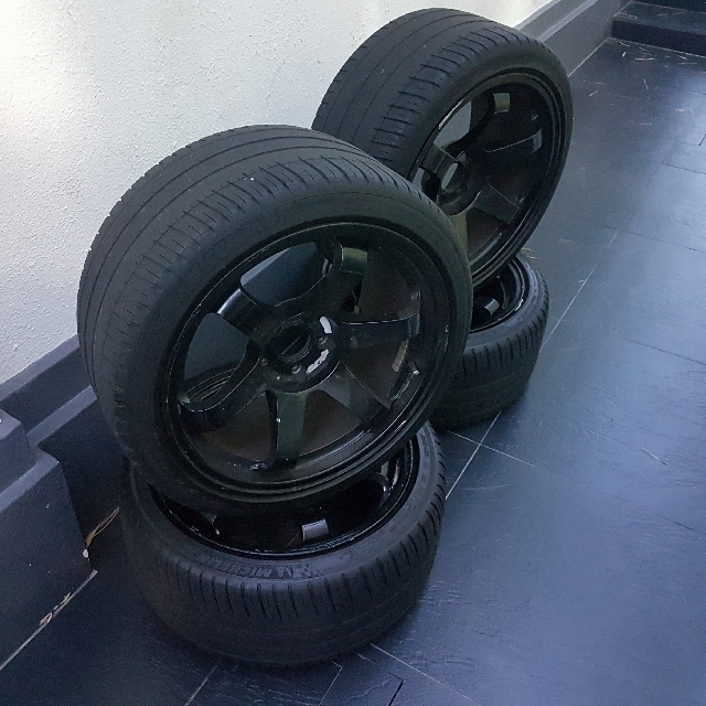 Rota Rims With Tyre (85%), Car Accessories on Carousell