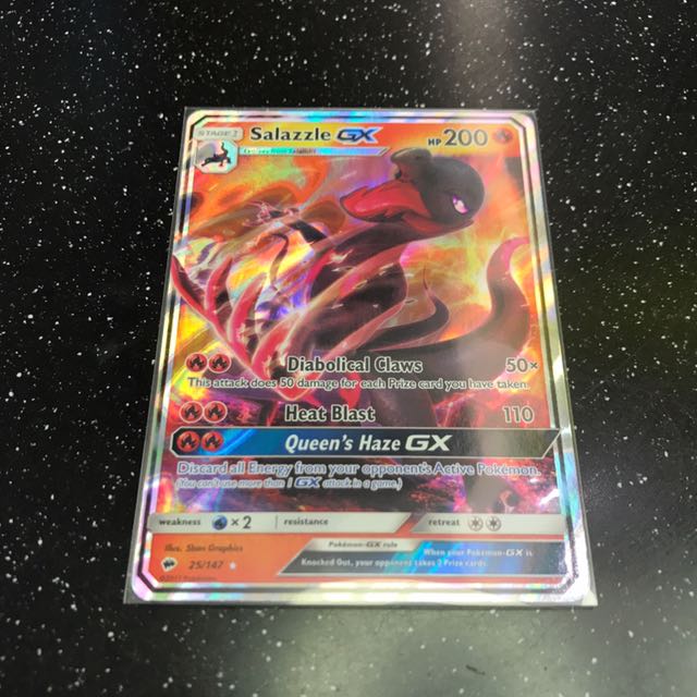 Salazzle GX, Hobbies & Toys, Toys & Games on Carousell