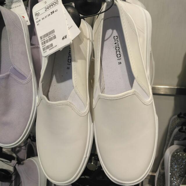 Sepatu slip shop on h&m
