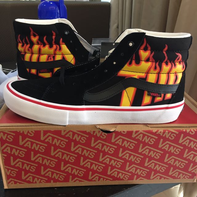 high top vans thrasher