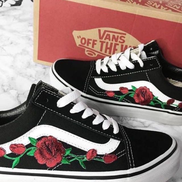 embroidered vans shoes