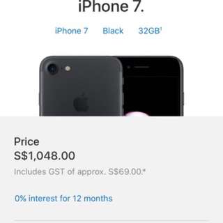 Iphone 7 32 Gb Black