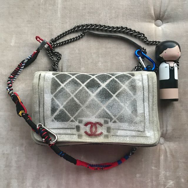 chanel graffiti bag