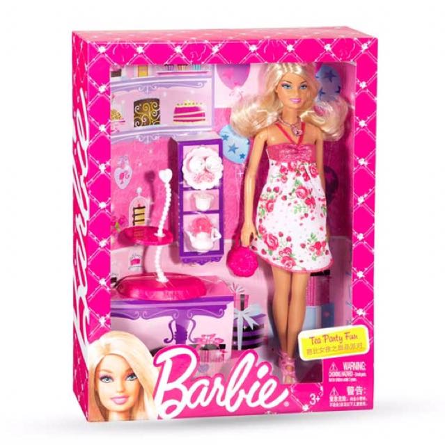 barbie tea party set