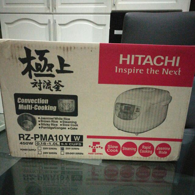 (reserved) BNIB Sealed Hitachi Rice Cooker Rapid Cooking G 1.0L, TV