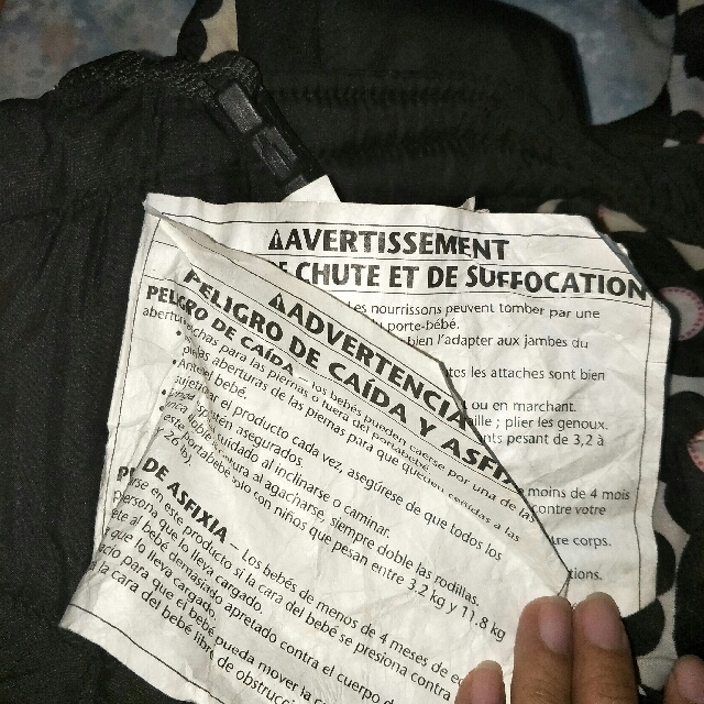 evenflo baby carrier (Category: Carriers & Slings) located in Manila. Submitted by amvillaflor (Listing ID 120466361, Image 2). Description: .