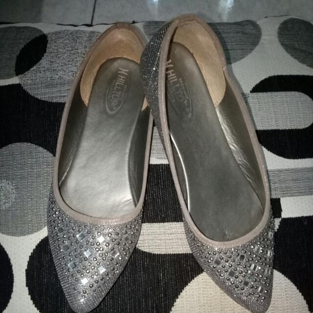 Flat Shoes Blink Warna Dark Grey 
