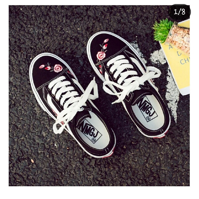 embroidered vans shoes