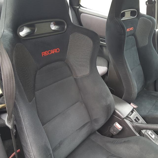 Full Alcantara Recaro Seats For Subaru, Car Accessories on Carousell