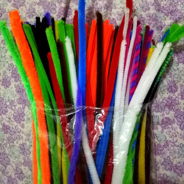 Fuzzy Wires (120pcs), Hobbies & Toys, Stationary & Craft, Craft
