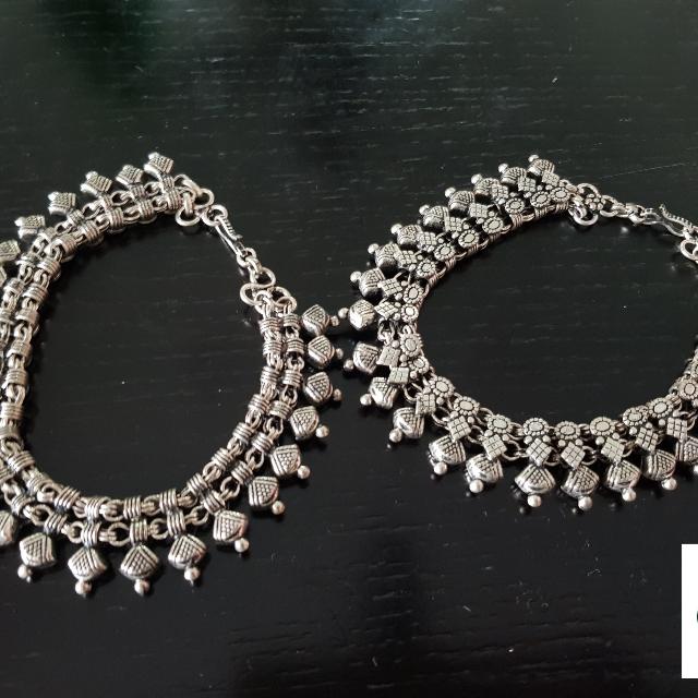German silver anklets shop
