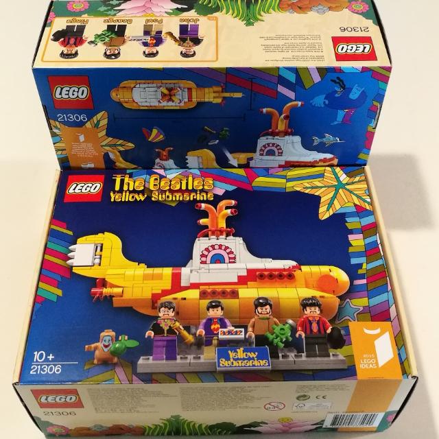 lego beatles yellow submarine