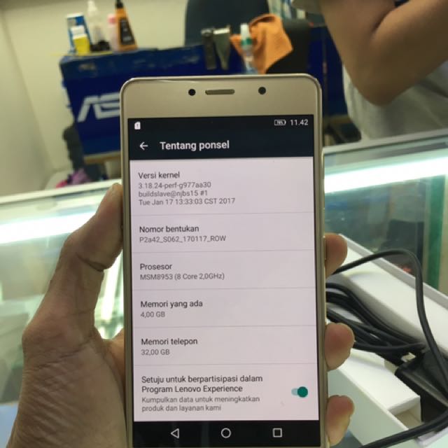 Lenovo P2 Turbo Ram 4gb Second Mulus Batang Telepon Seluler Tablet Di Carousell