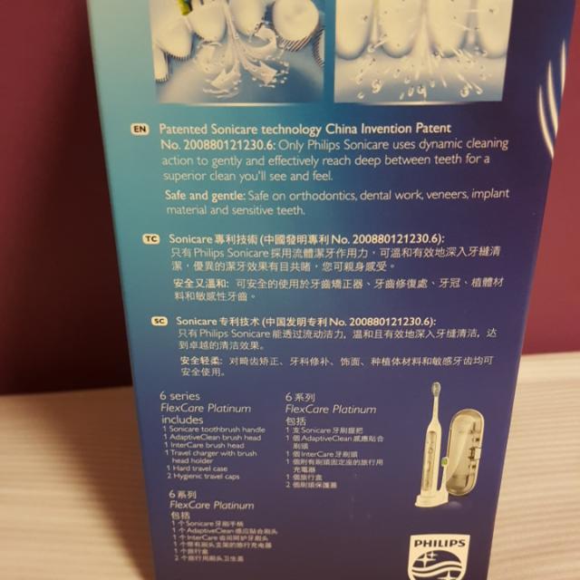 philips sonicare flexcare platinum 6 series
