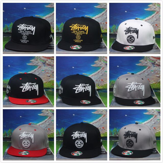 stussy flat cap