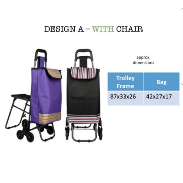 Shopping Bag Shopping Trolley Grocery Trolley With Seat