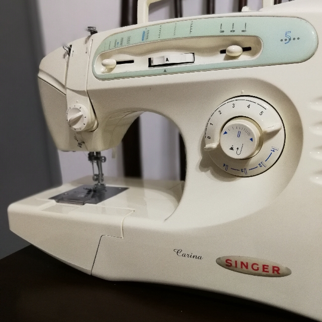 SINGER Carina Electric Sewing Machine, Furniture & Home Living, Furniture, Other Home Furniture SINGER Carina Electric Sewing Machine, Furniture & Home Living, Furniture, Other Home Furniture