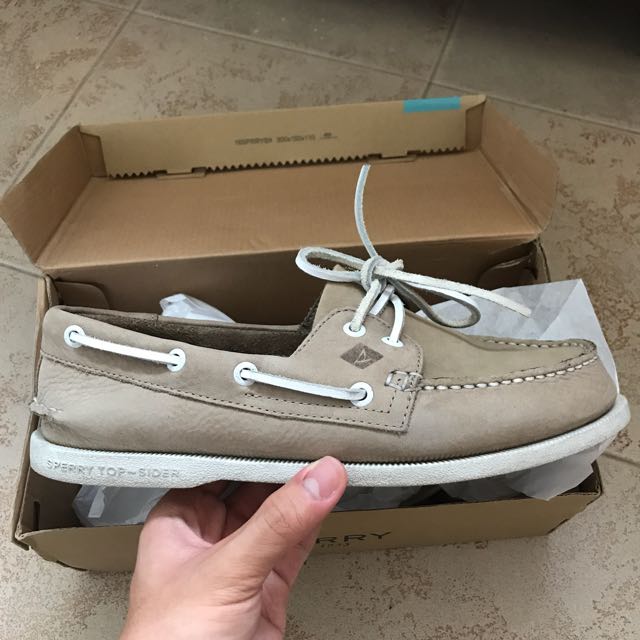 Sperry A O 2 eye Washable Taupe