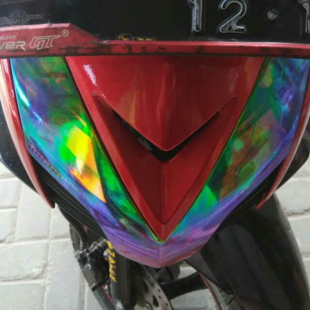 Sticker Transparan Pelangi Motor Mobil Auto Accessories On Carousell