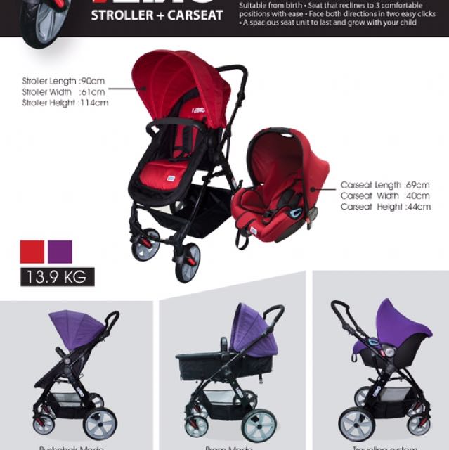 Sweet cherry online vetro stroller