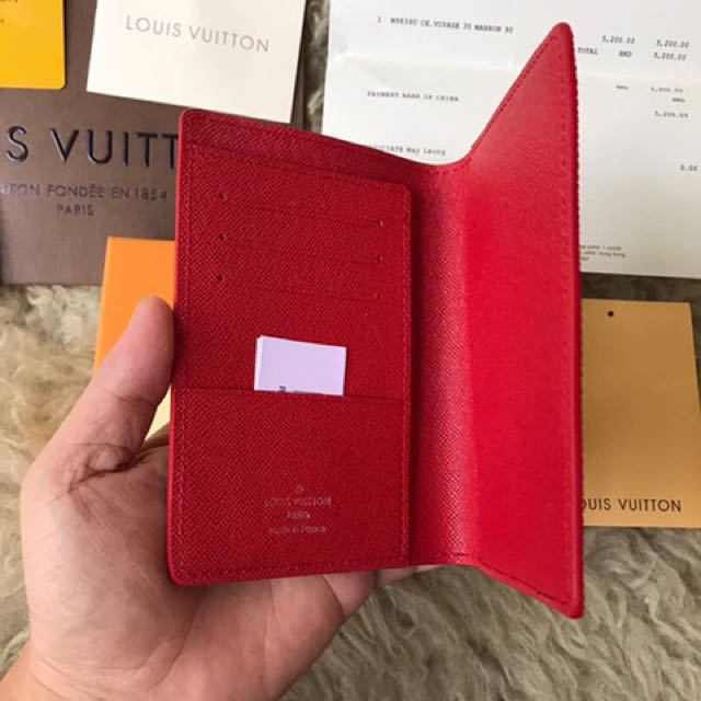 Supreme lv new arrivals passport holder