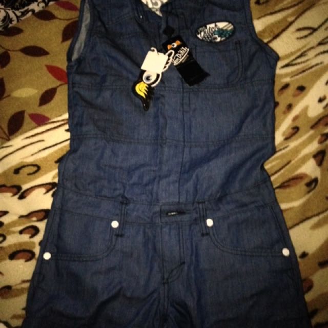 von dutch denim jumpsuit