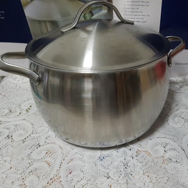 Wedgwood Everyday 24cm Stockpot With Lid Home Liances On Wedgwood Everyday 24cm Stockpot With Lid Home Liances On