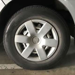 WTB- Toyota Hiace Stock Rim Set