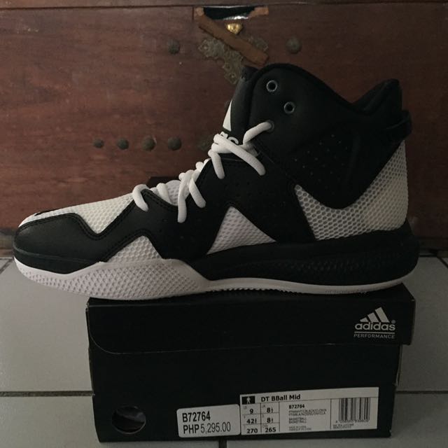 Adidas performance men's dt bball mid basketball top shoe