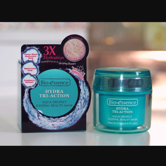 Bio Essence Hydra Triaction Aqua Droplet Sleeping Beauty Mask, Beauty