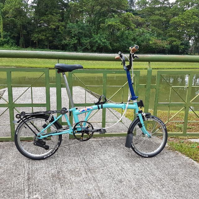 Brompton 9 Speed modified M6R