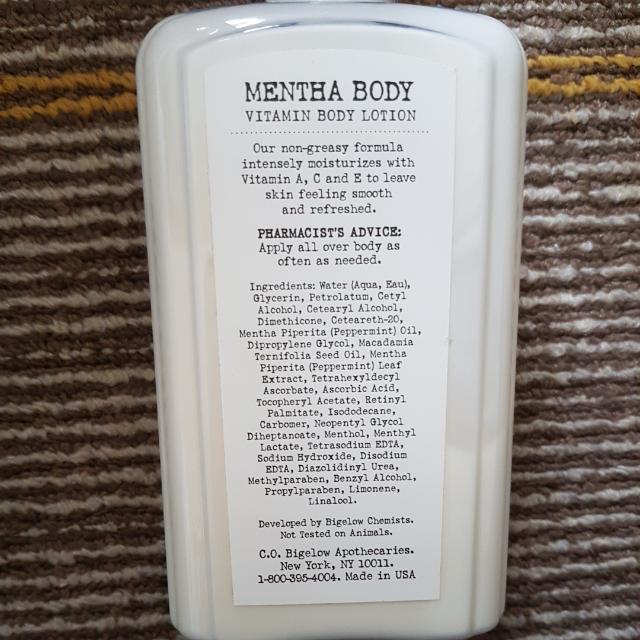 C.O Bigelow Mentha Body Wash & Lotion, Beauty & Personal Care, Bath